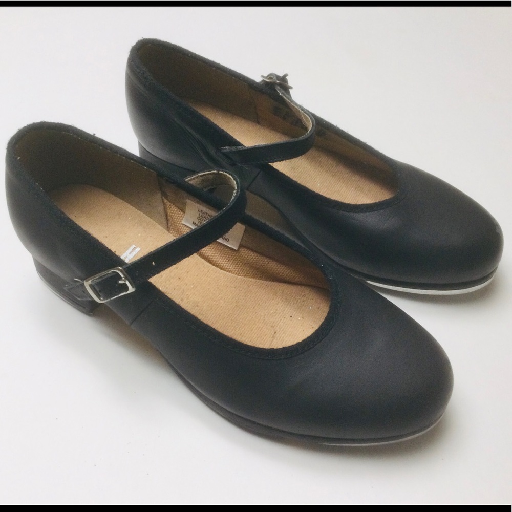 BLOCH - WOMANS - SIZE 4 - BLACK - MARY JANE - TAP DANCE SHOES